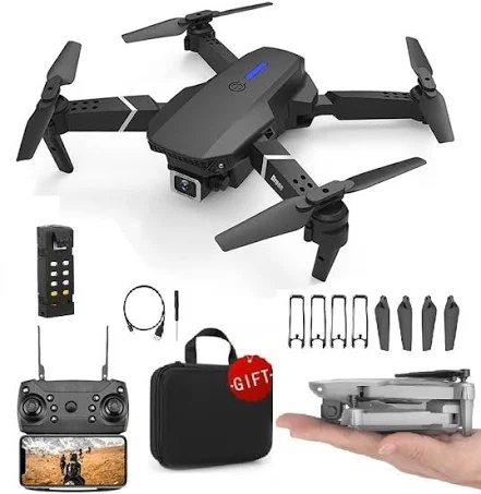 Foldable-Toy-Drone-with-HQ-4K-Camera-WiFi-FPV-1080P-Camera-Remote-Control-for-Kids-Quadcopter-with-Gesture-Selfie-Flips-Mode-App-One-Key-Headless-Mode-functionality-Drone (MULTI)