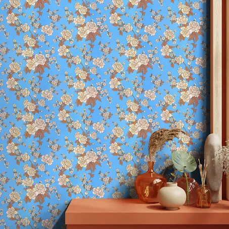 UPLIFT YOUR HOME DÉCOR INSTANTLY: Give your home décor an altogether new look just by applying Asian Paint’s attractive Self-Adhesive wallpapers with a 1 year adhesion warranty ...  Self-adhesive · Re