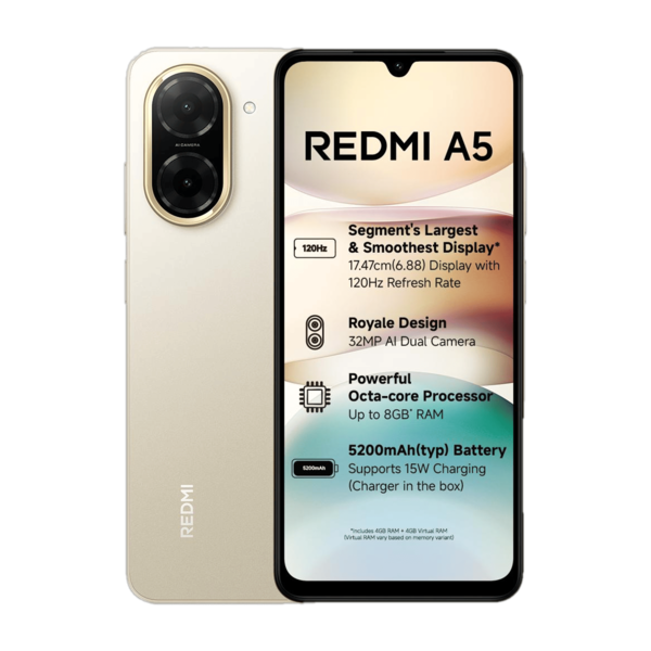 Redmi A5 (3/64) Jaisalmer Gold (4G)