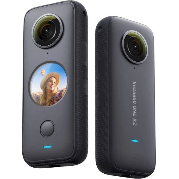 Insta360 ONE X2 Waterproof Action Camera Stabilization, Touch Screen, AI Editing, Live Streaming